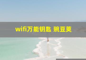 wifi万能钥匙 豌豆荚